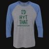 Unisex Triblend Three-Quarter Raglan T-Shirt Thumbnail