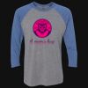 Unisex Triblend Three-Quarter Raglan T-Shirt Thumbnail