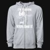 Icon Unisex Lightweight Loopback Terry Full-Zip Hooded Sweatshirt Thumbnail