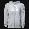 Icon Unisex Lightweight Loopback Terry Full-Zip Hooded Sweatshirt Thumbnail