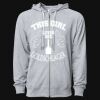 Icon Unisex Lightweight Loopback Terry Full-Zip Hooded Sweatshirt Thumbnail