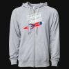 Icon Unisex Lightweight Loopback Terry Full-Zip Hooded Sweatshirt Thumbnail