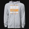 Icon Unisex Lightweight Loopback Terry Full-Zip Hooded Sweatshirt Thumbnail