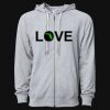 Icon Unisex Lightweight Loopback Terry Full-Zip Hooded Sweatshirt Thumbnail