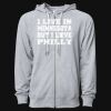 Icon Unisex Lightweight Loopback Terry Full-Zip Hooded Sweatshirt Thumbnail
