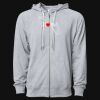 Icon Unisex Lightweight Loopback Terry Full-Zip Hooded Sweatshirt Thumbnail