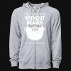 Icon Unisex Lightweight Loopback Terry Full-Zip Hooded Sweatshirt Thumbnail