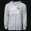 Icon Unisex Lightweight Loopback Terry Full-Zip Hooded Sweatshirt Thumbnail