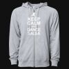 Icon Unisex Lightweight Loopback Terry Full-Zip Hooded Sweatshirt Thumbnail