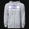Icon Unisex Lightweight Loopback Terry Full-Zip Hooded Sweatshirt Thumbnail