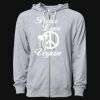 Icon Unisex Lightweight Loopback Terry Full-Zip Hooded Sweatshirt Thumbnail