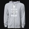Icon Unisex Lightweight Loopback Terry Full-Zip Hooded Sweatshirt Thumbnail