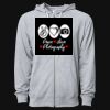Icon Unisex Lightweight Loopback Terry Full-Zip Hooded Sweatshirt Thumbnail