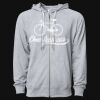 Icon Unisex Lightweight Loopback Terry Full-Zip Hooded Sweatshirt Thumbnail