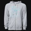 Icon Unisex Lightweight Loopback Terry Full-Zip Hooded Sweatshirt Thumbnail