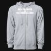 Icon Unisex Lightweight Loopback Terry Full-Zip Hooded Sweatshirt Thumbnail