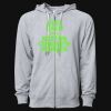 Icon Unisex Lightweight Loopback Terry Full-Zip Hooded Sweatshirt Thumbnail