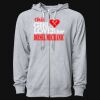 Icon Unisex Lightweight Loopback Terry Full-Zip Hooded Sweatshirt Thumbnail