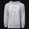 Icon Unisex Lightweight Loopback Terry Full-Zip Hooded Sweatshirt Thumbnail