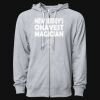 Icon Unisex Lightweight Loopback Terry Full-Zip Hooded Sweatshirt Thumbnail
