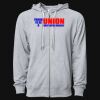 Icon Unisex Lightweight Loopback Terry Full-Zip Hooded Sweatshirt Thumbnail
