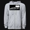 Icon Unisex Lightweight Loopback Terry Full-Zip Hooded Sweatshirt Thumbnail