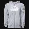 Icon Unisex Lightweight Loopback Terry Full-Zip Hooded Sweatshirt Thumbnail
