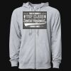 Icon Unisex Lightweight Loopback Terry Full-Zip Hooded Sweatshirt Thumbnail