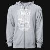 Icon Unisex Lightweight Loopback Terry Full-Zip Hooded Sweatshirt Thumbnail