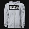 Icon Unisex Lightweight Loopback Terry Full-Zip Hooded Sweatshirt Thumbnail