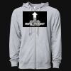 Icon Unisex Lightweight Loopback Terry Full-Zip Hooded Sweatshirt Thumbnail