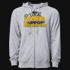 Icon Unisex Lightweight Loopback Terry Full-Zip Hooded Sweatshirt Thumbnail