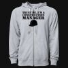 Icon Unisex Lightweight Loopback Terry Full-Zip Hooded Sweatshirt Thumbnail