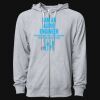 Icon Unisex Lightweight Loopback Terry Full-Zip Hooded Sweatshirt Thumbnail