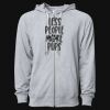 Icon Unisex Lightweight Loopback Terry Full-Zip Hooded Sweatshirt Thumbnail