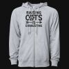 Icon Unisex Lightweight Loopback Terry Full-Zip Hooded Sweatshirt Thumbnail