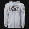 Icon Unisex Lightweight Loopback Terry Full-Zip Hooded Sweatshirt Thumbnail