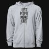 Icon Unisex Lightweight Loopback Terry Full-Zip Hooded Sweatshirt Thumbnail