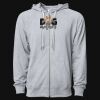 Icon Unisex Lightweight Loopback Terry Full-Zip Hooded Sweatshirt Thumbnail