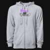 Icon Unisex Lightweight Loopback Terry Full-Zip Hooded Sweatshirt Thumbnail