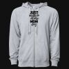 Icon Unisex Lightweight Loopback Terry Full-Zip Hooded Sweatshirt Thumbnail