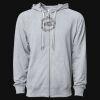 Icon Unisex Lightweight Loopback Terry Full-Zip Hooded Sweatshirt Thumbnail