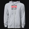 Icon Unisex Lightweight Loopback Terry Full-Zip Hooded Sweatshirt Thumbnail