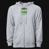 Icon Unisex Lightweight Loopback Terry Full-Zip Hooded Sweatshirt Thumbnail