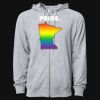 Icon Unisex Lightweight Loopback Terry Full-Zip Hooded Sweatshirt Thumbnail