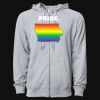 Icon Unisex Lightweight Loopback Terry Full-Zip Hooded Sweatshirt Thumbnail