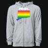 Icon Unisex Lightweight Loopback Terry Full-Zip Hooded Sweatshirt Thumbnail
