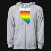 Icon Unisex Lightweight Loopback Terry Full-Zip Hooded Sweatshirt Thumbnail