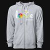 Icon Unisex Lightweight Loopback Terry Full-Zip Hooded Sweatshirt Thumbnail