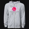 Icon Unisex Lightweight Loopback Terry Full-Zip Hooded Sweatshirt Thumbnail